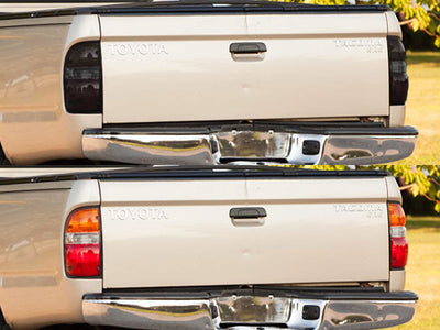 tacoma Before and After Smoked Taillights