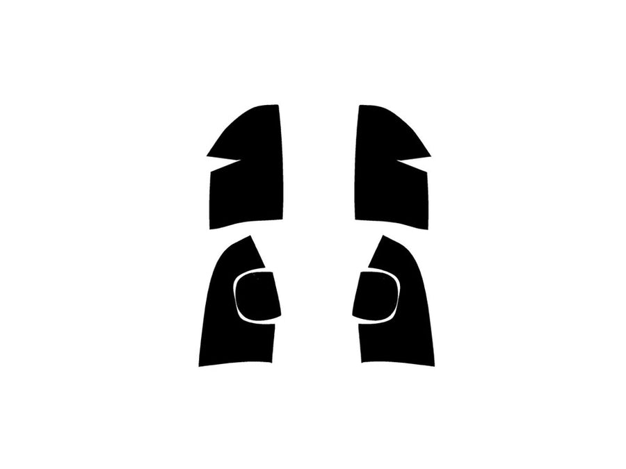 tacoma Precut Tail Light Tint Diagram