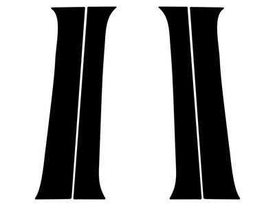 toyota tacoma 2005-2015 Gloss Black Pillar Trim