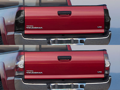 tacoma Before and After Smoked Taillights