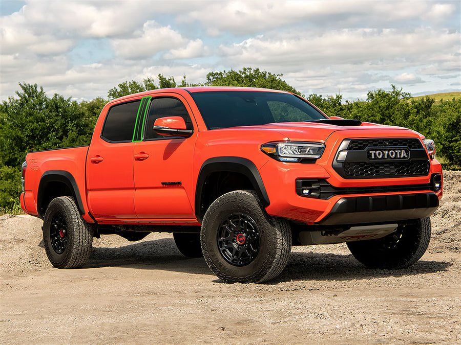 toyota tacoma 2016-2023 (access/ extended cab) Pillar Post Trim Installation Location