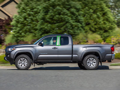 toyota tacoma 2016-2023 (crew / double cab) Pillar Post Trim Installation Location