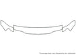 tercel 3M Clear Bra Hood Precut PPF Diagram