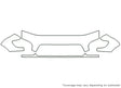 tundra Avery Dennison Clear Bra Hood Precut PPF Diagram