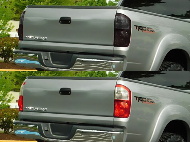 tundra Before and After Smoked Taillights