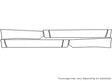 tundra Avery Dennison Clear Bra Door Cup Precut PPF Diagram