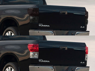 tundra Before and After Smoked Taillights