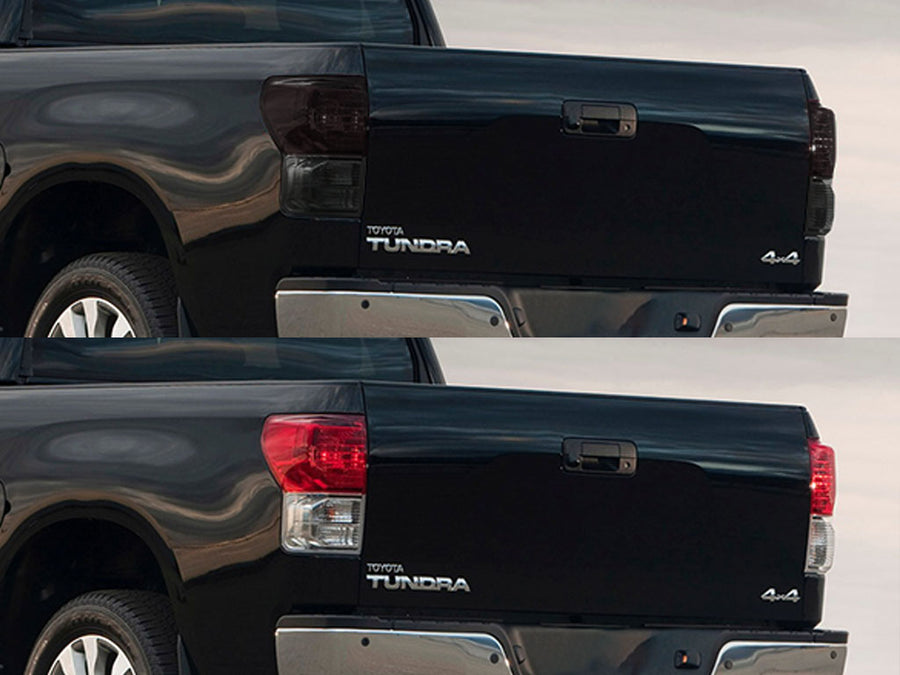 tundra Before and After Smoked Taillights