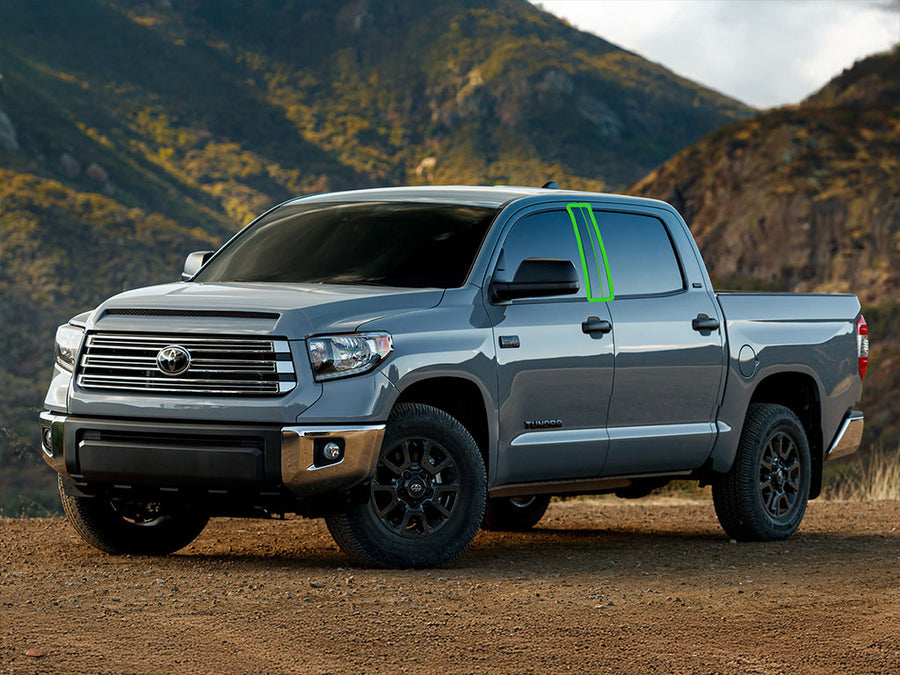 toyota tundra 2007-2021 (access / double / extended) Pillar Post Trim Installation Location