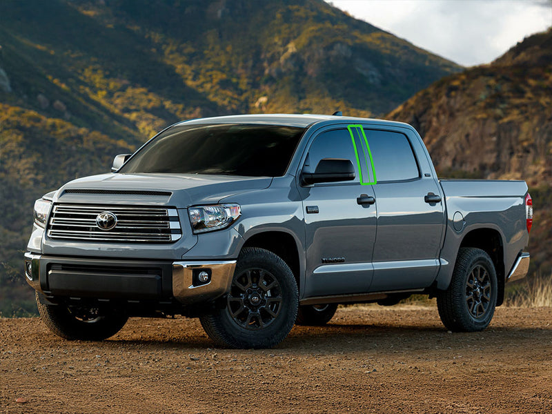 toyota tundra 2007-2021 (access / double / extended) Pillar Post Trim Installation Location