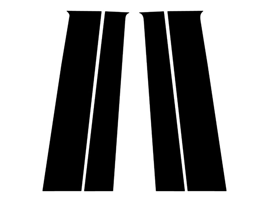 toyota tundra 2007-2021 (crewmax) Camo Pillar Trim Diagram