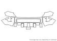 tundra Avery Dennison Clear Bra Bumper Precut PPF Diagram