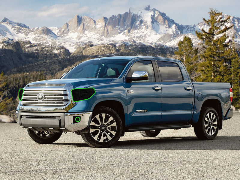 toyota tundra 2014-2021 Headlight Tint Location