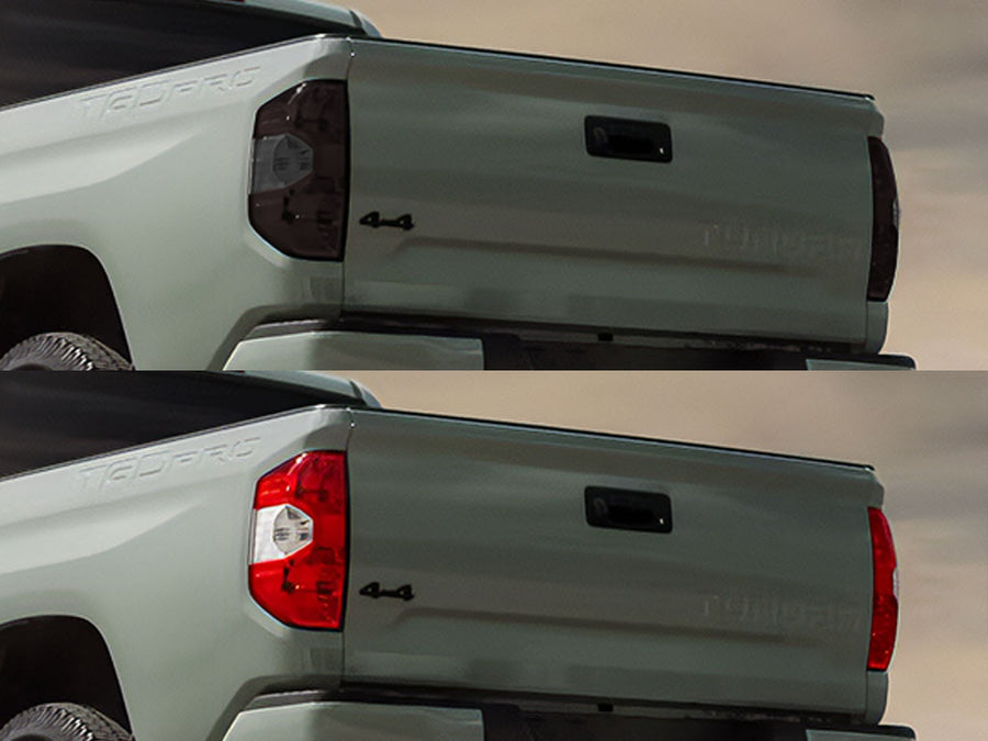 tundra Before and After Smoked Taillights