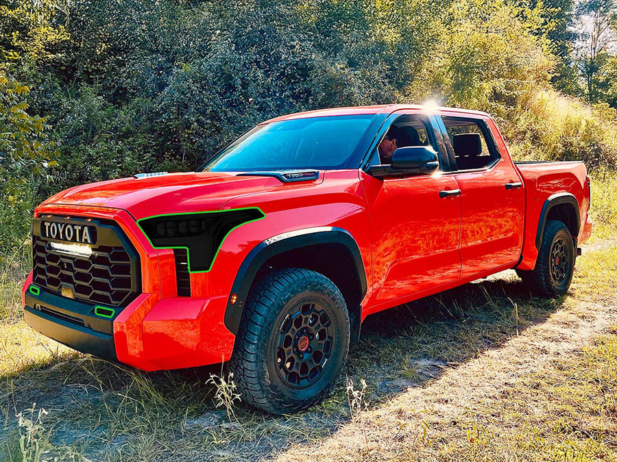 toyota tundra 2022-2025 Headlight Tint Location