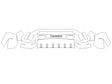 tundra 3M Clear Bra Bumper Precut PPF Diagram
