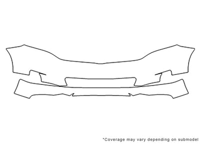 venza 3M Clear Bra Bumper Precut PPF Diagram