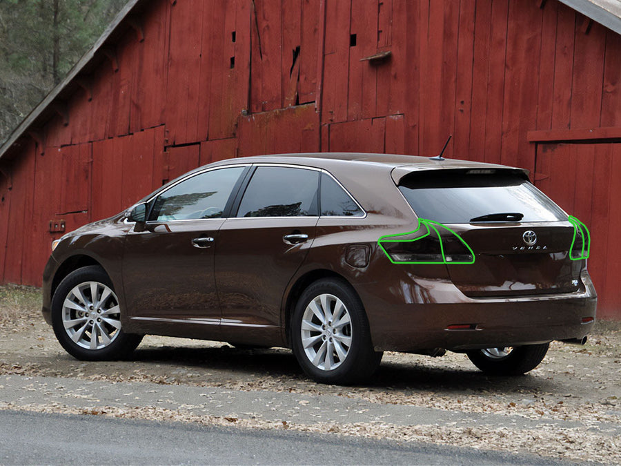 venza Tail Light Tint Installation Points