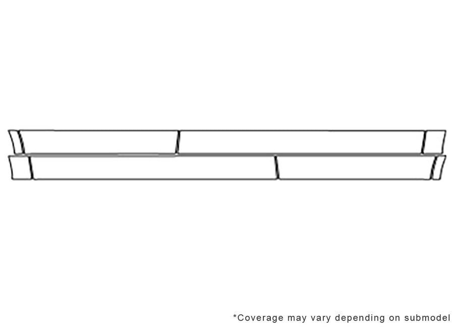 venza 3M Clear Bra Door Cup Precut PPF Diagram