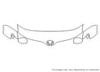 venza 3M Clear Bra Hood Precut PPF Diagram