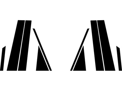 toyota venza 2009-2015 Camo Pillar Trim Diagram