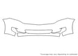 venza Avery Dennison Clear Bra Bumper Precut PPF Diagram