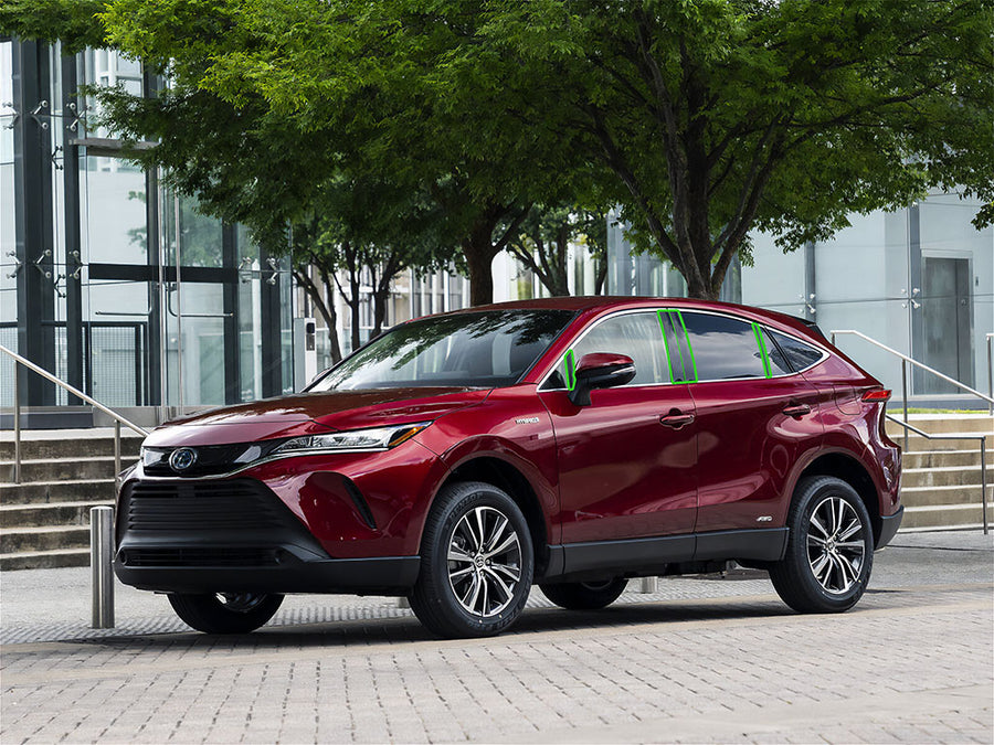 toyota venza 2021-2024 Pillar Post Trim Installation Location