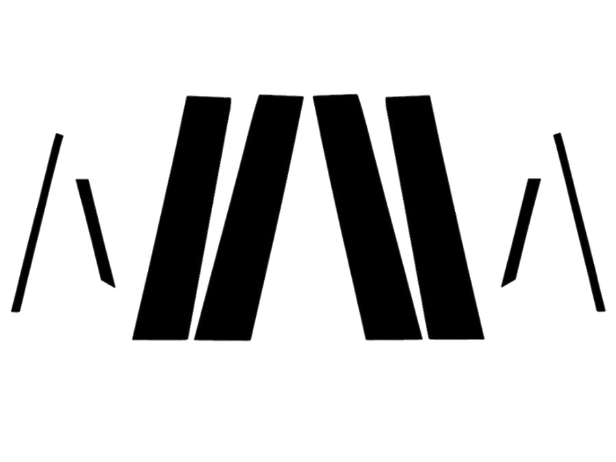 toyota venza 2021-2024 Camo Pillar Trim Diagram