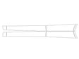 venza Avery Dennison Clear Bra Door Cup Precut PPF Diagram