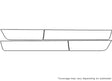 yaris 3M Clear Bra Door Cup Precut PPF Diagram