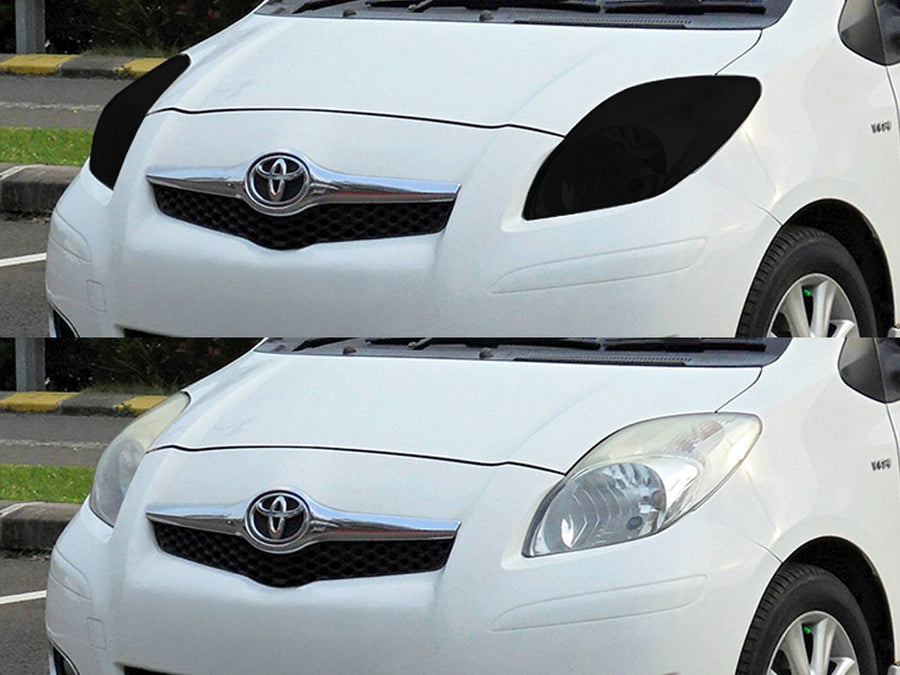 toyota yaris 2007-2011 (hatchback) Headlight Tint Appearance
