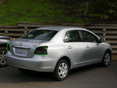 yaris (sedan) Tail Light Tint Installation Points