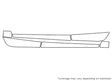 yaris Avery Dennison Clear Bra Door Cup Precut PPF Diagram