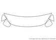 yaris 3M Clear Bra Hood Precut PPF Diagram