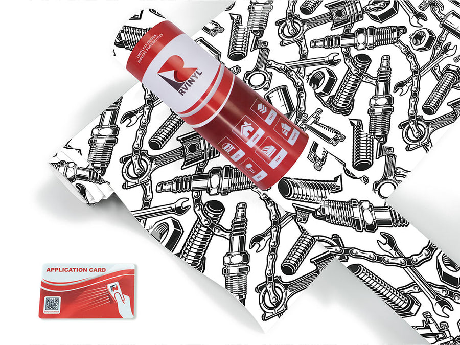 trade tools gearhead Craft Vinyl Roll