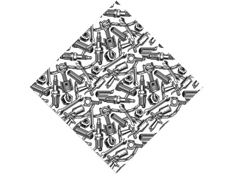 Trade Tools Cars Vinyl Wrap Pattern