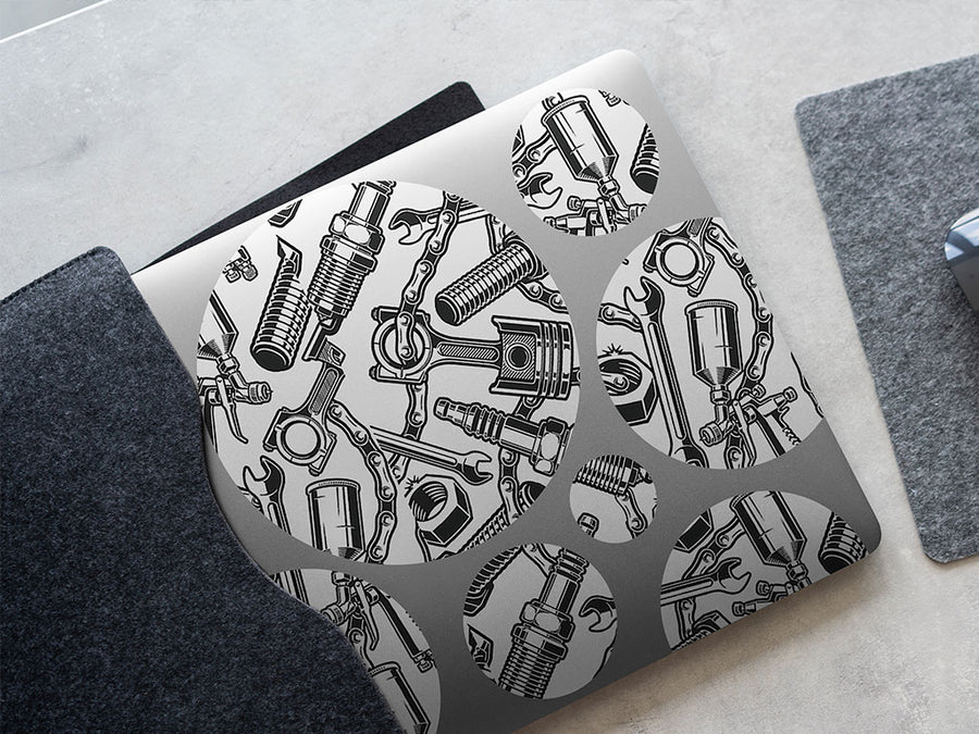 trade tools gearhead DIY Laptop Stickers