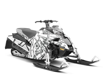 Trade Tools Cars Custom Wrapped Snowmobile