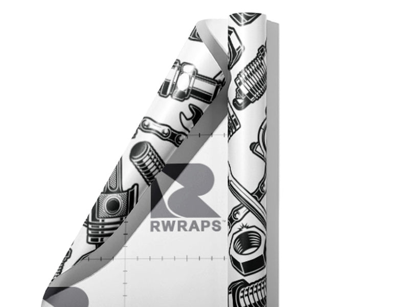 Trade Tools Cars Wrap Film Sheets~Rwraps Series 914 Trade Tools Cars Scrolled Sheet~3