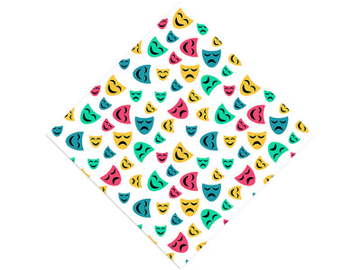 Tragedy and Comedy Movie Vinyl Wrap Pattern