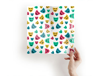 tragedy and comedy movie Craft Sheets