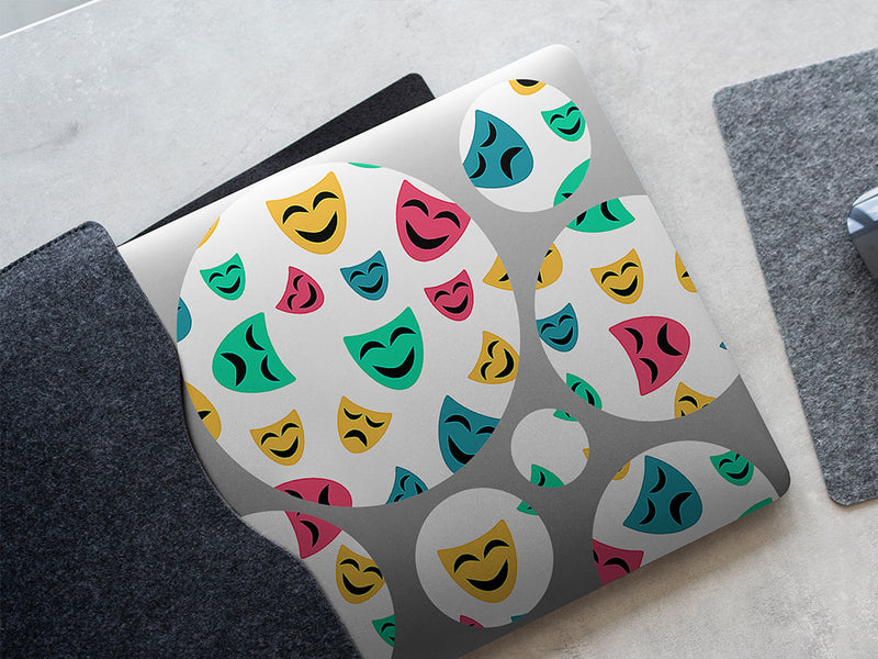 tragedy and comedy movie DIY Laptop Stickers