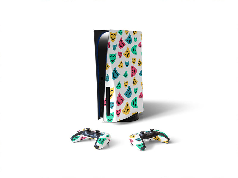 tragedy and comedy movie Sony PS5 DIY Skin