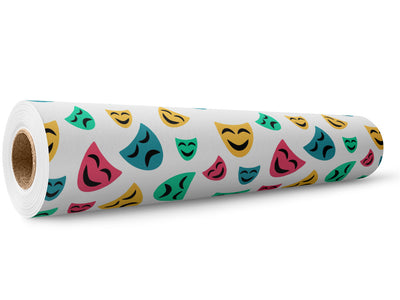 Tragedy and Comedy Movie Wrap Film Wholesale Roll~Rwraps Series 914 Digitally Printed Vinyl Roll~5