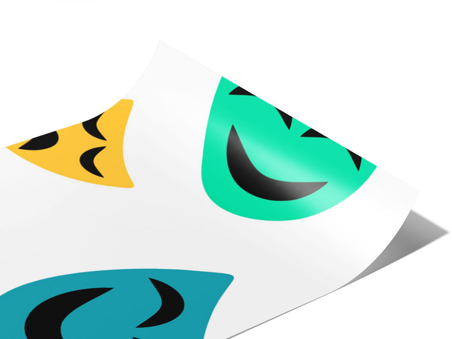 Tragedy and Comedy Movie Vinyl Wraps~Rwraps Series 914 Digitally Printed Vinyl Wrap~0