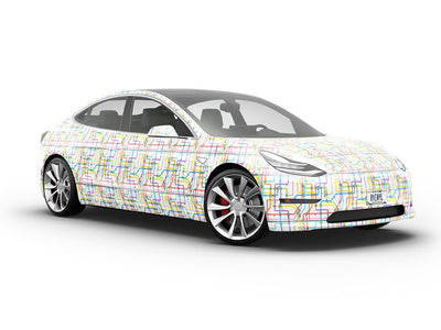 Transfer Available Cityscape Vehicle Vinyl Wrap