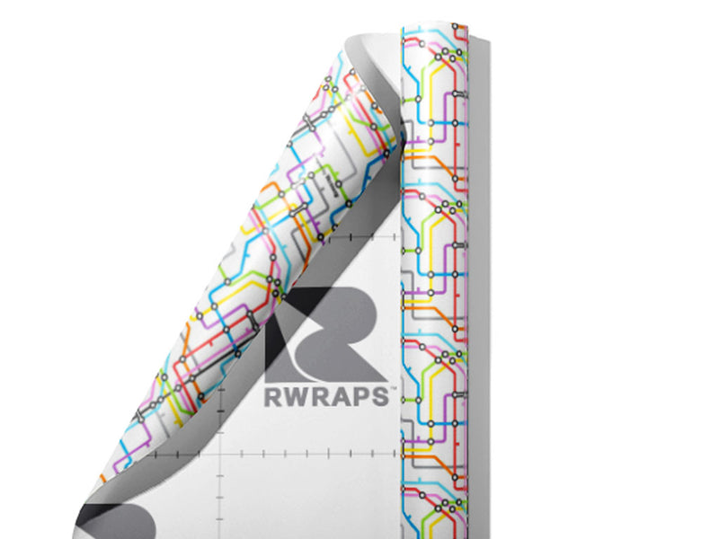 Transfer Available Cityscape Wrap Film Sheets~Rwraps Series 914 Transfer Available Cityscape Scrolled Sheet~4
