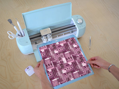 trapped orchids mosaic Cricut Compatible Vinyl