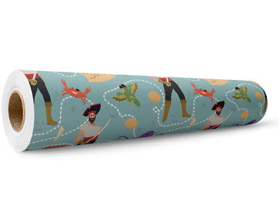 Treasure Hunters Pirate Wrap Film Wholesale Roll~Rwraps Series 914 Digitally Printed Vinyl Roll~5