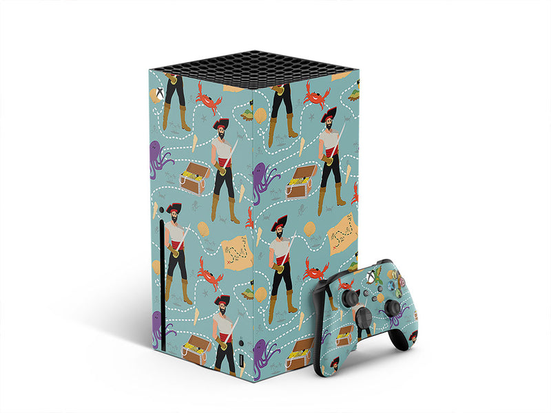 treasure hunters pirate XBOX DIY Decal